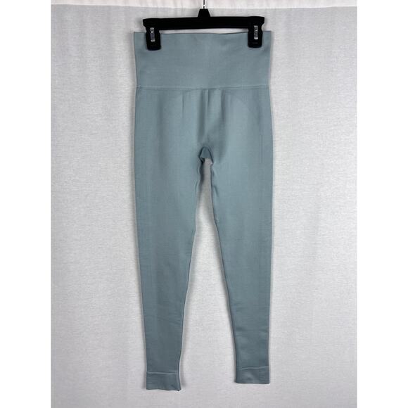 Set Active Leggings Scluptflex Seamless Rain Blue Workout Athletic Running Gym - Picture 2 of 7